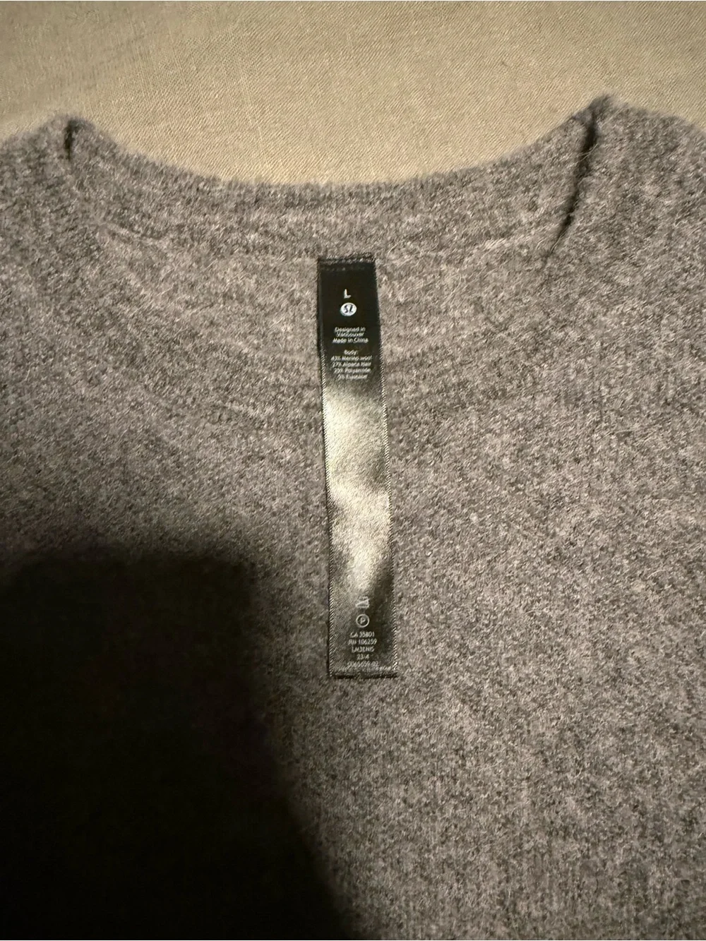Lululemon Alpaca Wool-Blend Crewneck Sweater Mens